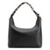 Bolsa De Mão Lenço Couro Preto - imagem 3