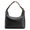 Bolsa De Mão Lenço Couro Preto - imagem 3