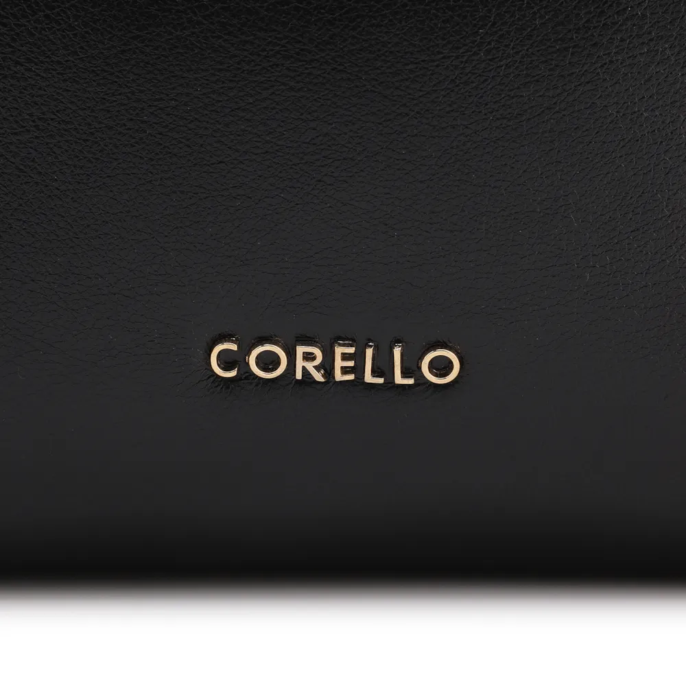 Bolsa De Mão Lenço Couro Preto - imagem 6