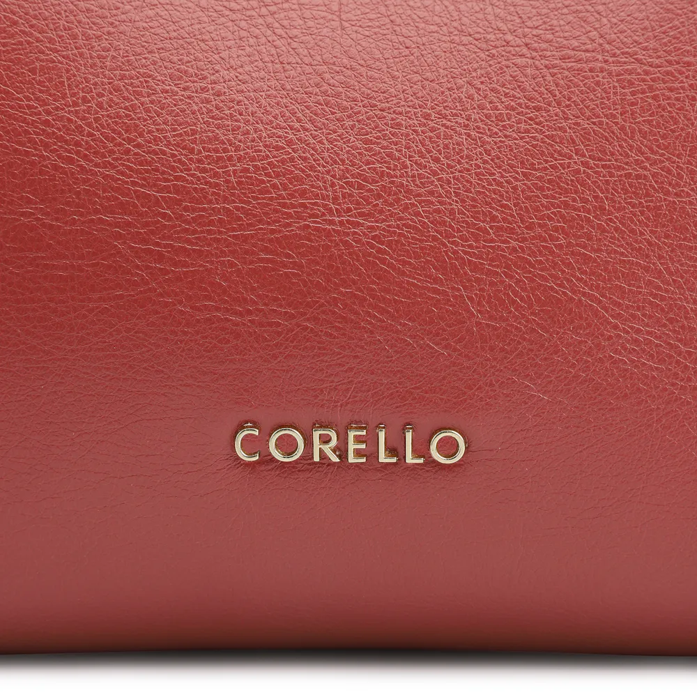 Bolsa De Mão Lenço Couro Vermelho - imagem 7