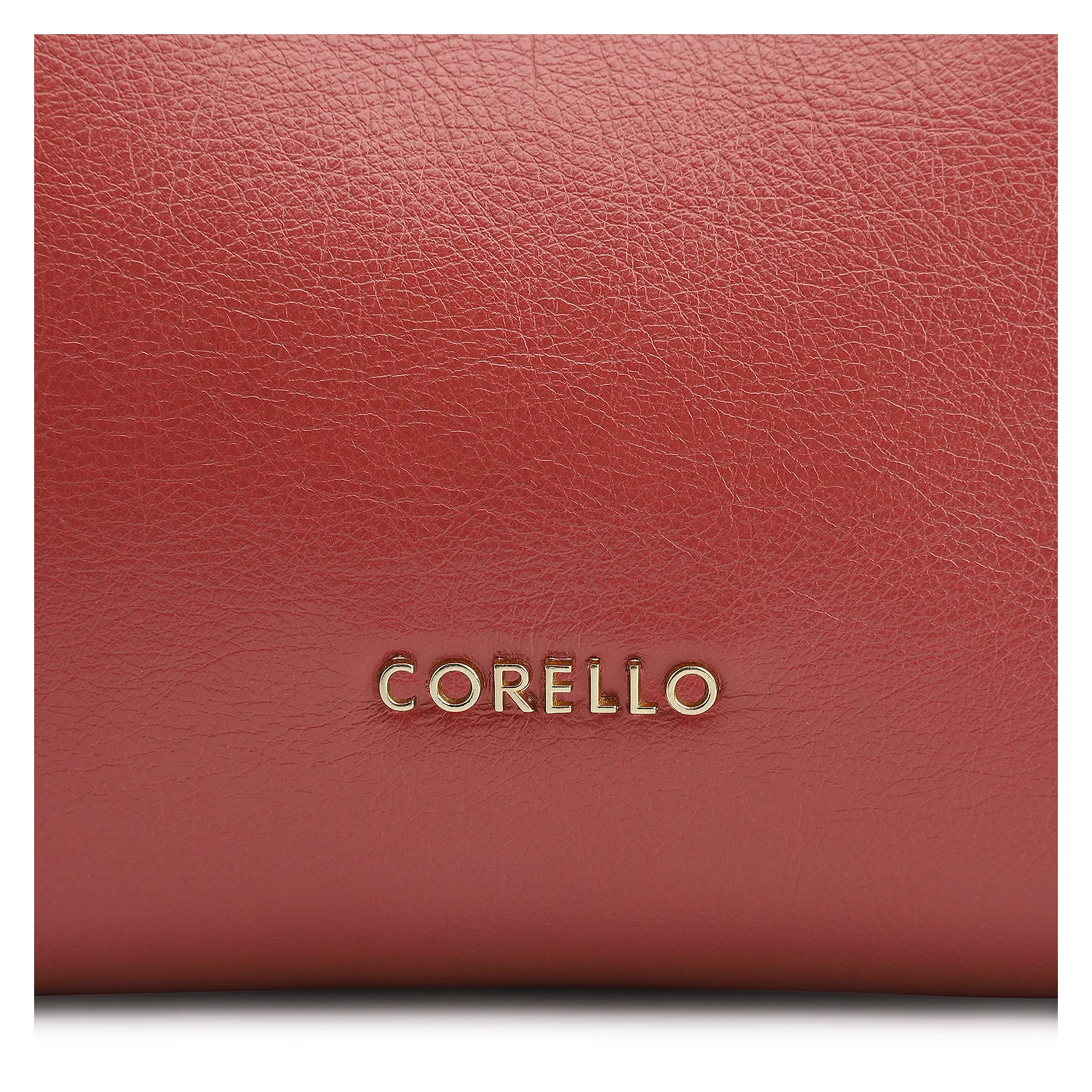 Bolsa De Mão Lenço Couro Vermelho