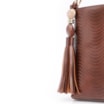 Bolsa De Mão Ondas Couro Marrom - imagem 9