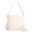 Bolsa De Mão Ondas Couro Off White - imagem 3