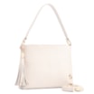 Bolsa De Mão Ondas Couro Off White - imagem 3