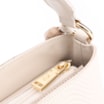 Bolsa De Mão Ondas Couro Off White - imagem 6