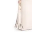 Bolsa De Mão Ondas Couro Off White - imagem 9