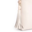 Bolsa De Mão Ondas Couro Off White - imagem 9