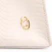 Bolsa De Mão Ondas Couro Off White/Couro Marrom - imagem 6