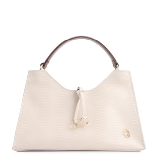 Couro Off White/Couro Marrom