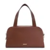 Bolsa De Mão Patchwork Couro Marrom - imagem 4