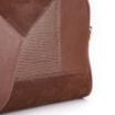 Bolsa De Mão Patchwork Couro Marrom - imagem 8