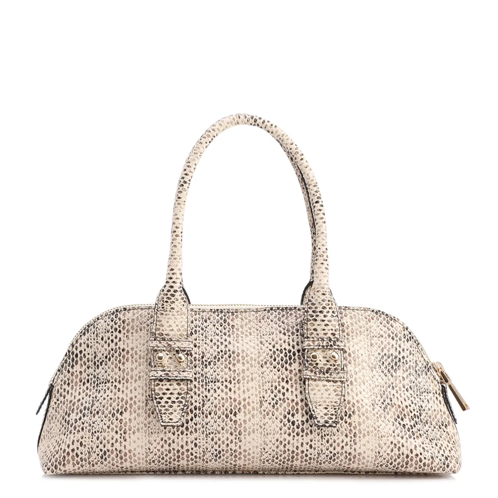 Bolsa De Mão Pequena Alt Python Off White - imagem 3
