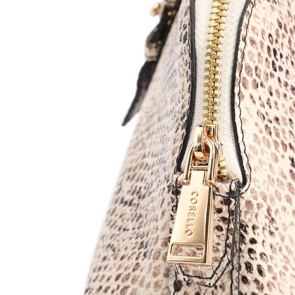 Bolsa De Mão Pequena Alt Python Off White - imagem 5
