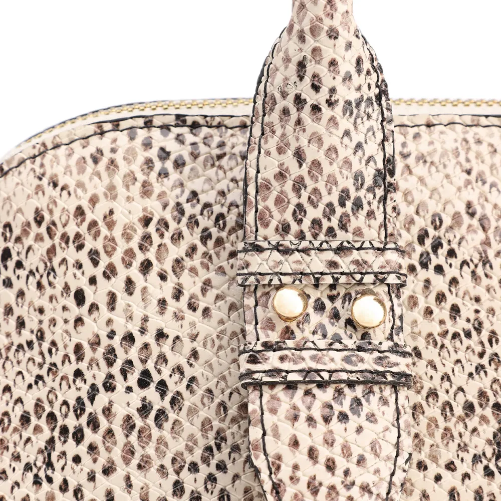 Bolsa De Mão Pequena Alt Python Off White - imagem 6