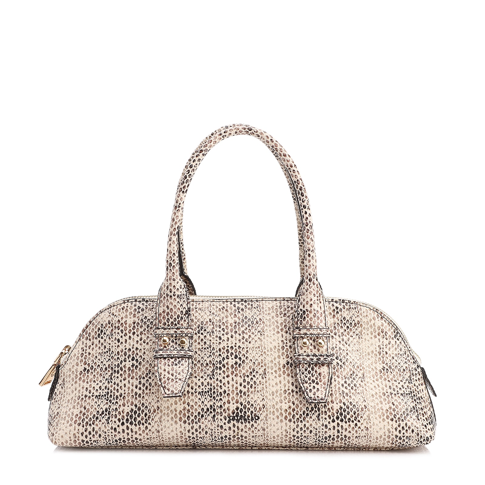 Bolsa De Mão Pequena Alt Python Off White