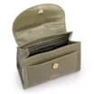 Bolsa De Mão Pequena Couro Croco Verde Alça Pedras - imagem 5