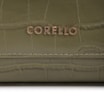 Bolsa De Mão Pequena Couro Croco Verde Alça Pedras - imagem 6