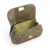Bolsa De Mão Pequena Pirarucu Verde Alça Bambu - imagem 4