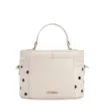 Bolsa De Mão Poá Couro Off White/Preto - imagem 4