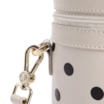 Bolsa De Mão Poá Couro Off White/Preto - imagem 6