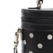 Bolsa De Mão Poá Couro Preto/Branco - imagem 6