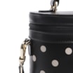 Bolsa De Mão Poá Couro Preto/Branco - imagem 6