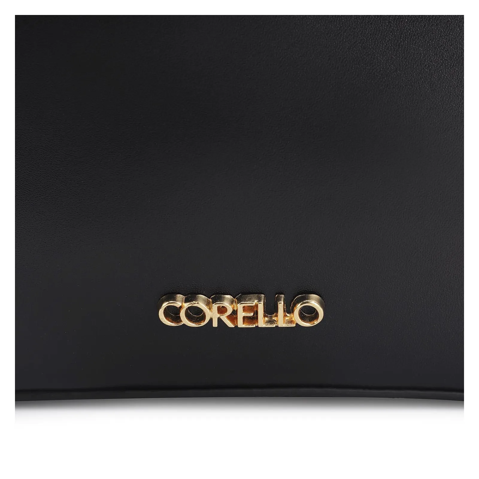 Bolsa De Mão Poá Couro Preto/Branco