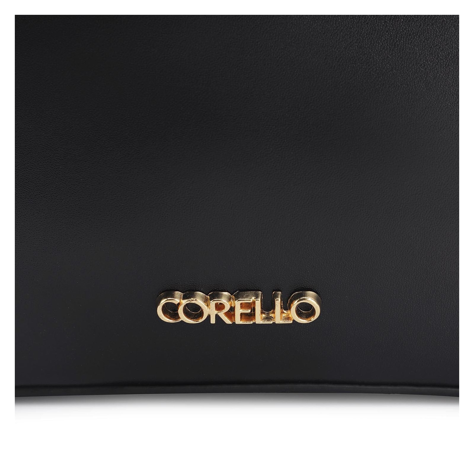 Bolsa De Mão Poá Couro Preto/Branco