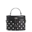 Bolsa De Mão Poá Couro Preto/Branco - imagem 1