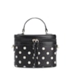 Bolsa De Mão Poá Couro Preto/Branco - imagem 1