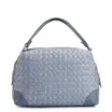 Bolsa De Mão Ráfia Mosaico Azul - imagem 4