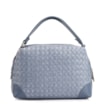 Bolsa De Mão Ráfia Mosaico Azul - imagem 4