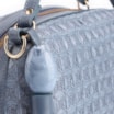 Bolsa De Mão Ráfia Mosaico Azul - imagem 7