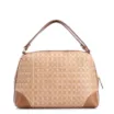 Bolsa De Mão Ráfia Mosaico Marrom - imagem 3