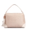 Bolsa De Mão Ráfia Mosaico Off White - imagem 1