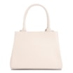Bolsa De Mão Tramado Couro Off White - imagem 3