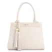 Bolsa De Mão Tramado Couro Off White - imagem 1