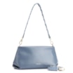 Bolsa De Ombro Alça Trançada Bicolor Couro Azul - imagem 3