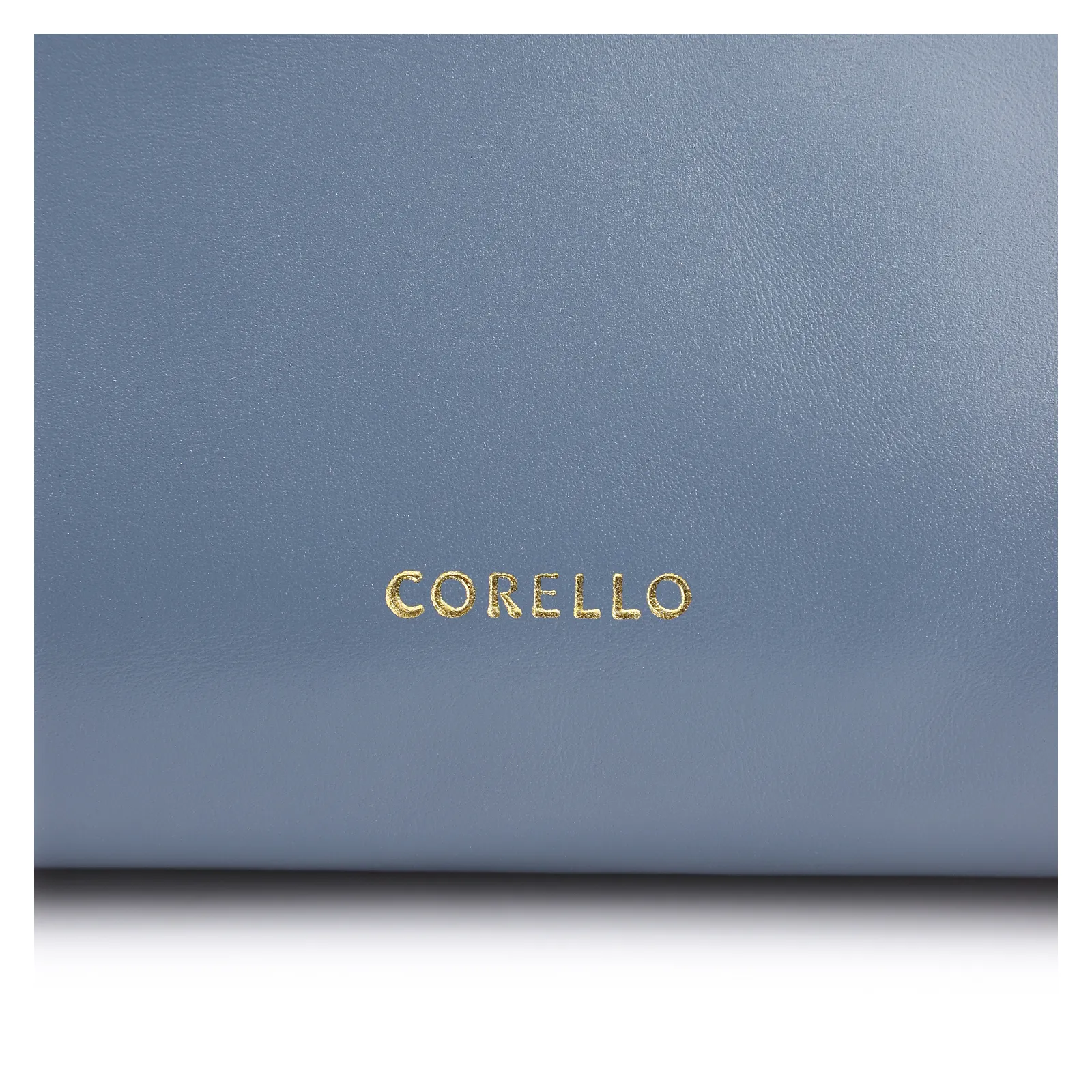 Bolsa De Ombro Alça Trançada Bicolor Couro Azul