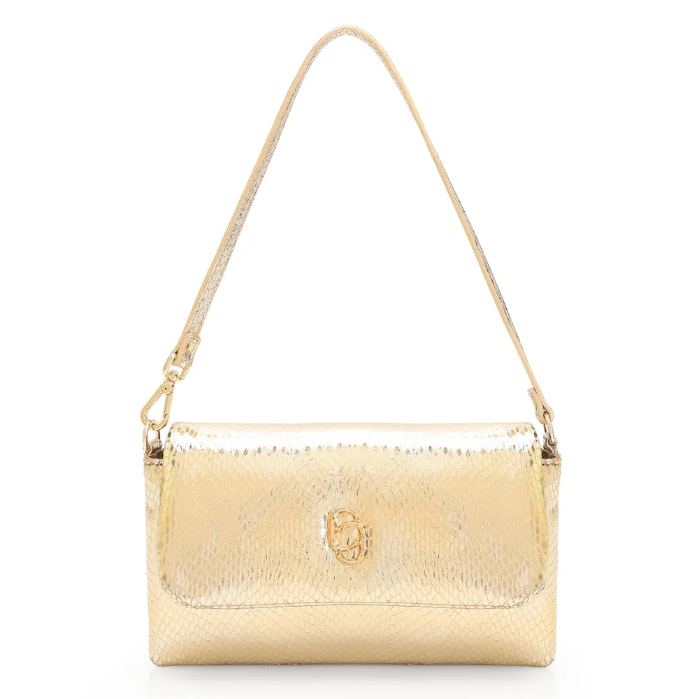 Bolsa De Ombro Alt Dourado