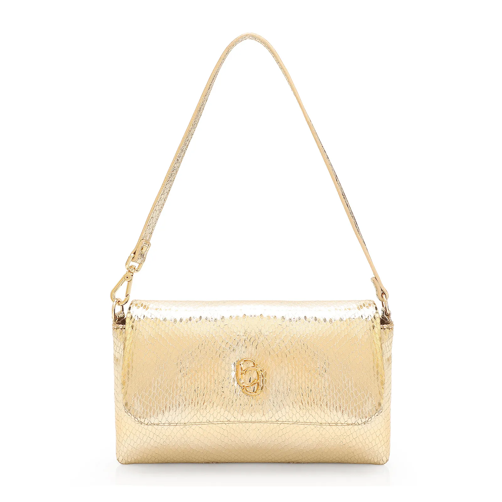 Bolsa De Ombro Alt Dourado