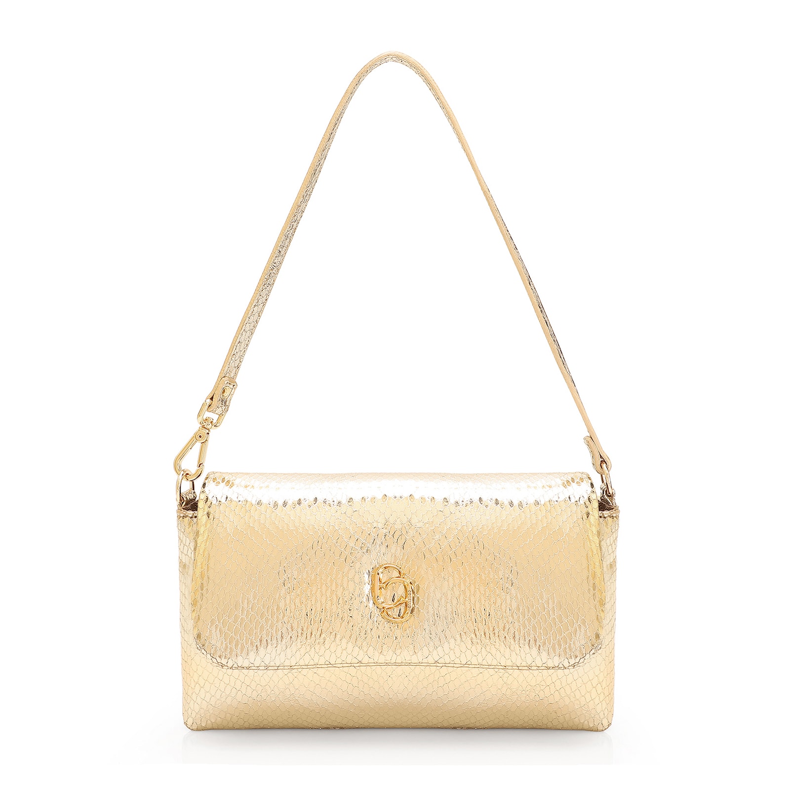 Bolsa De Ombro Alt Dourado