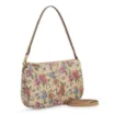 Bolsa De Ombro Alt Floral/Couro Bege - imagem 3