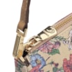 Bolsa De Ombro Alt Floral/Couro Bege - imagem 7