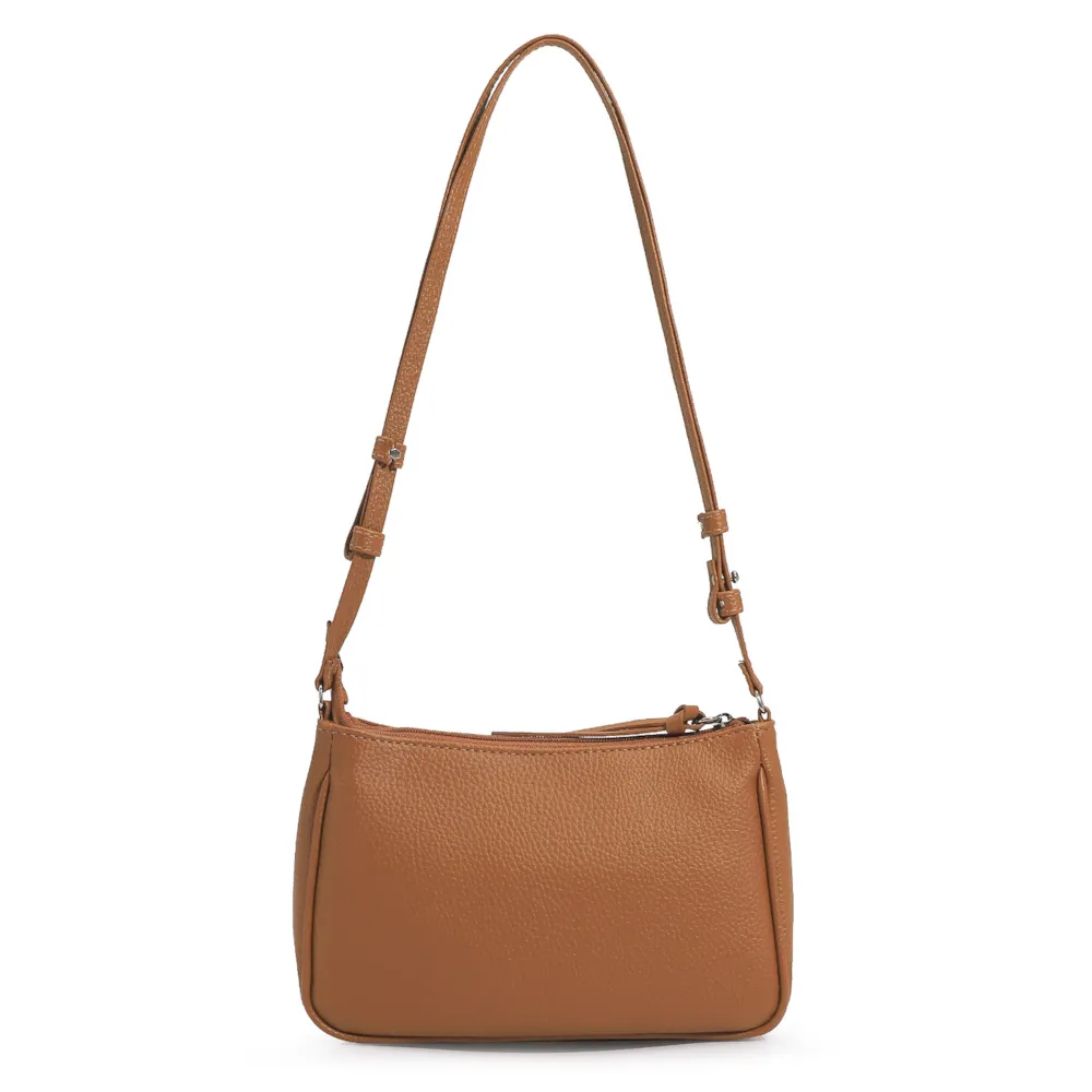 Bolsa De Ombro Alt Marrom Claro - imagem 4