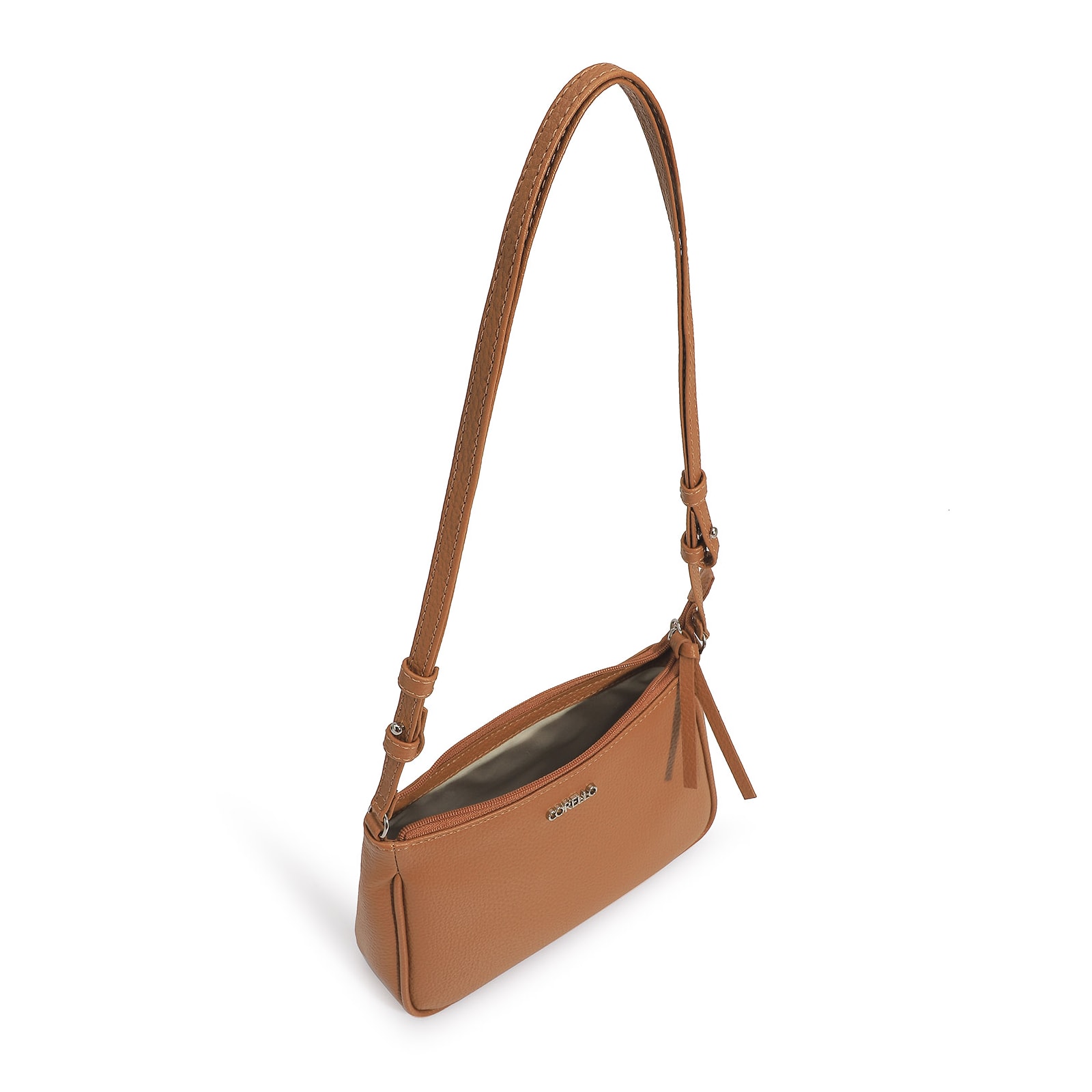 Bolsa De Ombro Alt Marrom Claro