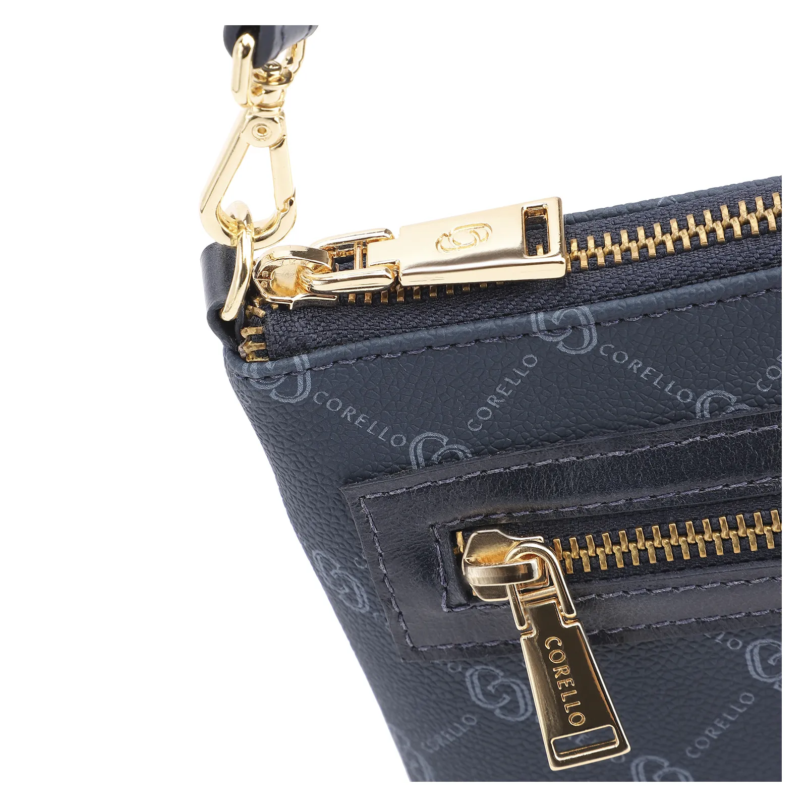 Bolsa De Ombro Alt Monograma Azul