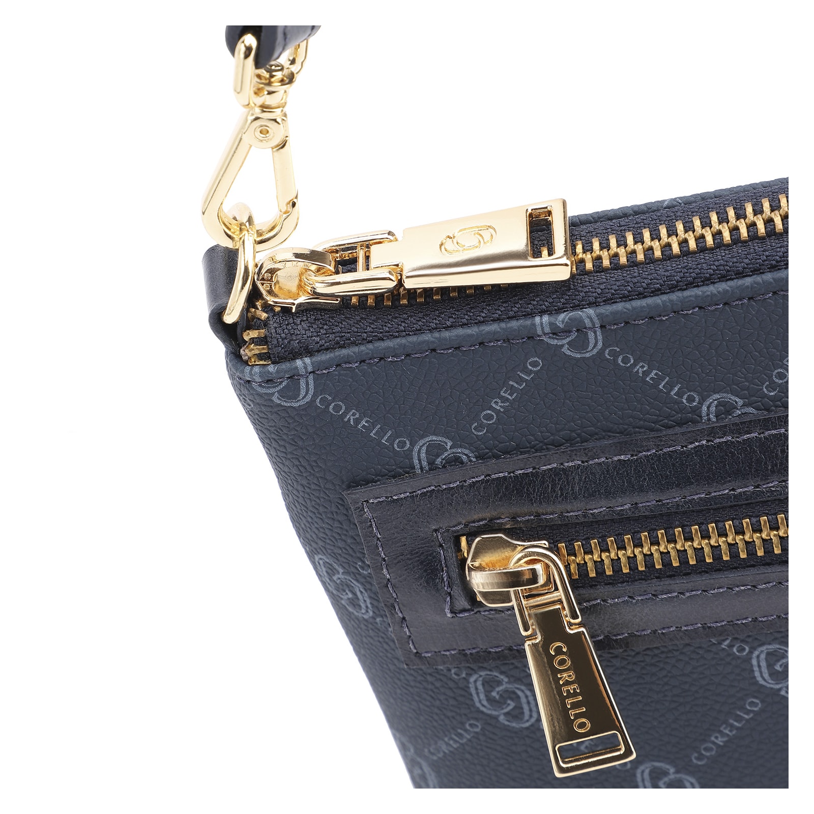 Bolsa De Ombro Alt Monograma Azul