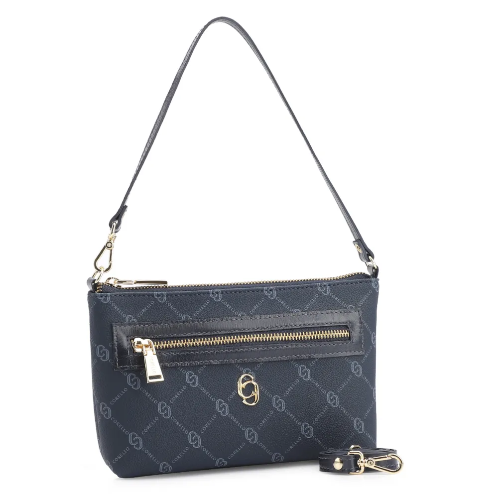 Bolsa De Ombro Alt Monograma Azul - imagem 2