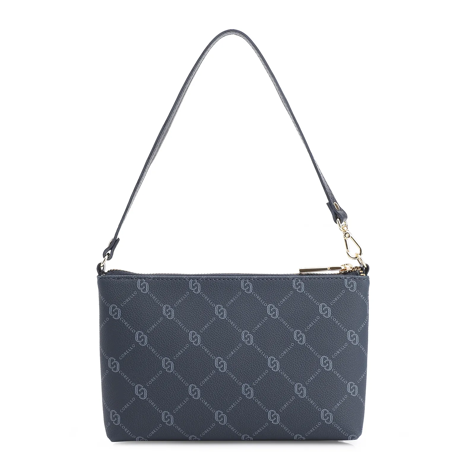 Bolsa De Ombro Alt Monograma Azul
